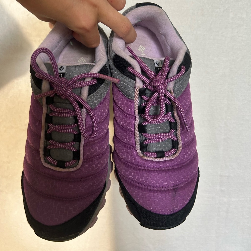 Columbia Kids Purple and Black Athletic Shoes